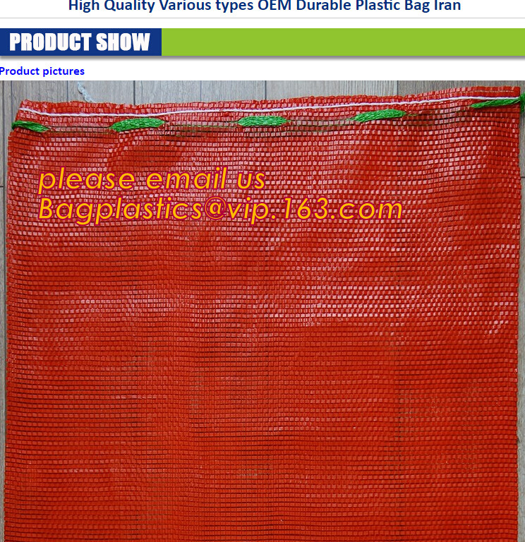 pp tubular fruit net sack, Customize all colors and sizes potato onion mesh raschel bag,Raschel knitting PE mesh vegetab