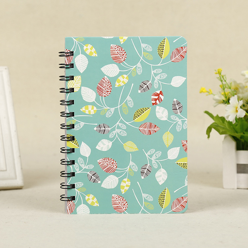 Cartoon Diary Journal Notebook , 8cmx10.5cm Spiral Bound Plain Notebook