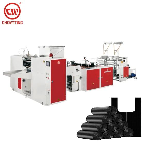 Quality HDPE Biodegradable Garbage Bag Making Machine 250pcs/min for sale