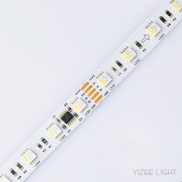 Quality Digital RGB LED Strip DMX512 60LEDs/M 12mm 14.4W/M 5050 Dream Color Led Strip for sale