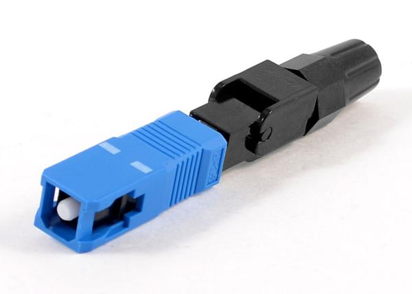 Quality Singlemode / MultimodeSC UPC Quick assembly connector for FTTH / FTTD / FTTX for sale