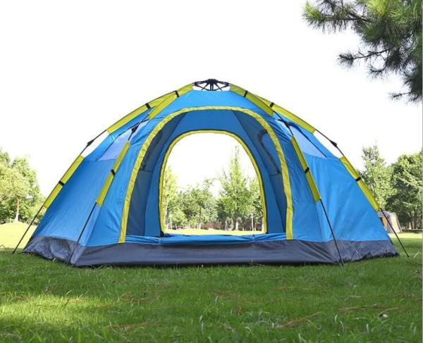 Quality Automatic Instant 5 to 8 Person Single Layer 2 Doors Camping Tent(HT6050) for sale