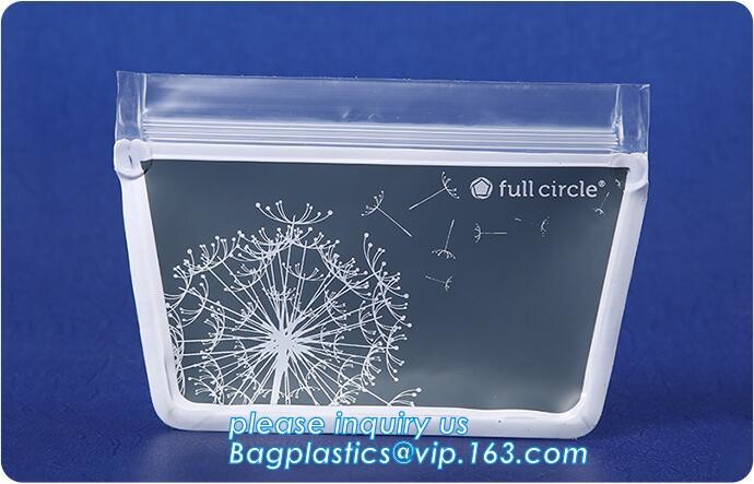 Round bottom polypropylene zip lock bag, CD bag, round reclosable bag, round reusable zip lock bag, round grip seal pack