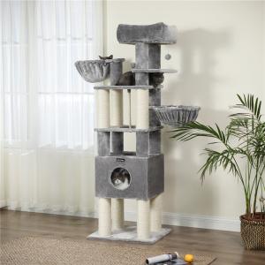 China Eco Friendly Small Modern Cat Tree Premium XXL Plush Perch Durable Compact on sale