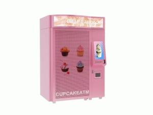Airport Custom Microwave Sandwich Vending Machine With Sales Report , Automated Kiosk