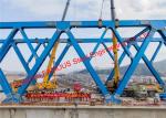 Curved String Steel Truss Stiffened Continuous Beam Structure High Speed Railway