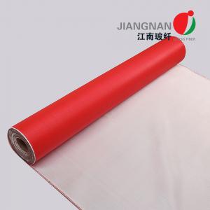 Buy cheap 666 C SS High Temperature Fiberglass Fabric Reinforced With SS Wire Coated With Silicone Coating product