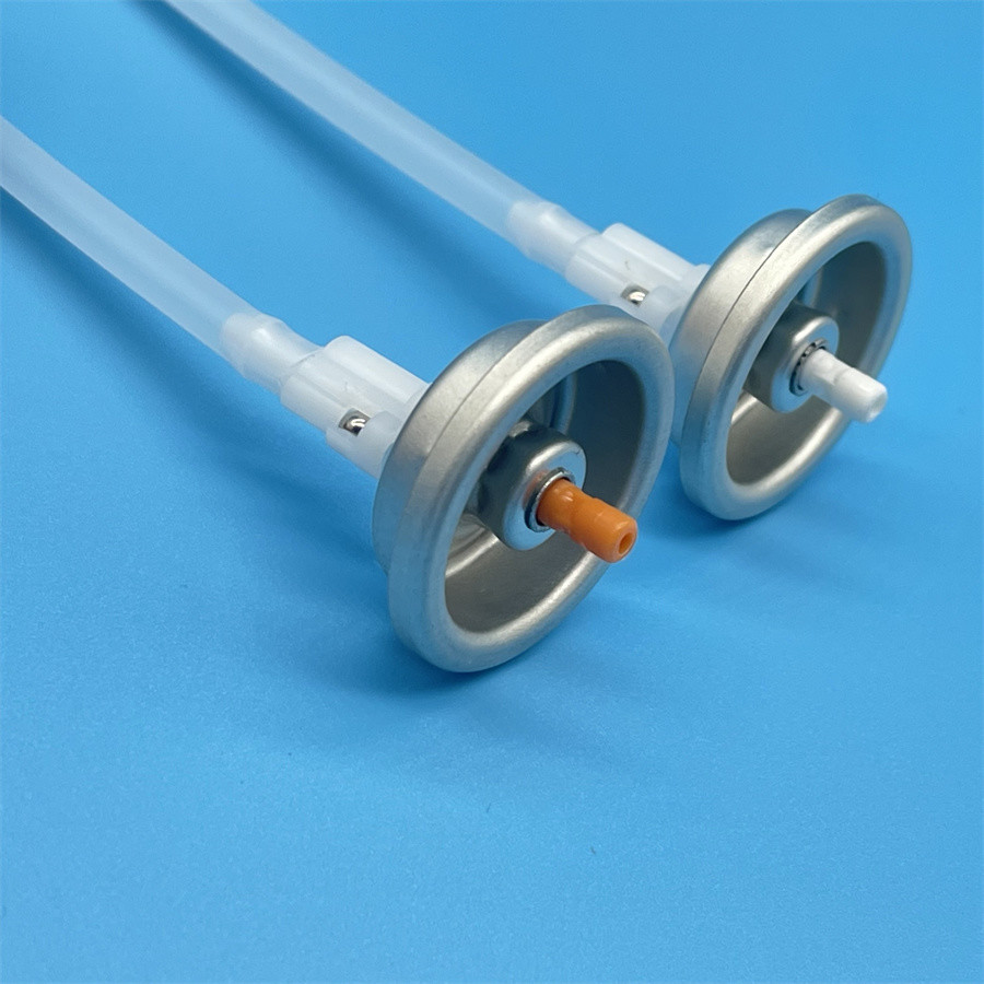 Efficient 360 Degree Aerosol Valve With Actuator for commercial use with high - output