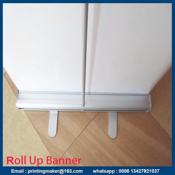 Quality Small Size Aluminum Pull Up Stand Retractable Printed Banner for sale