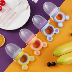 Buy cheap Portable Silicone Fruit Teether Tasteless , Multiscene Newborn Silicone Pacifier product