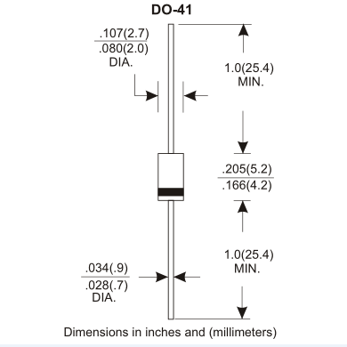 3W DIP Silicon Power 3EZ Series Diode