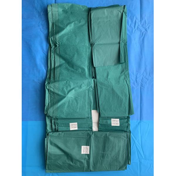 C - Section Drape Disposable Surgical Packs Standard Basic Universal Set With Baby Blanket