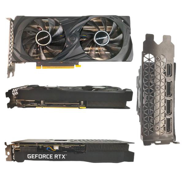 PCWINMAX GeForce RTX 3060 Ti LHR 8GB GDDR6 256-bit 14 Gbps PCIE 4.0 Twin Fan HD/DP Original GPU Graphics Card