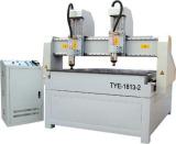 Quality high efficiency double heads cnc router machine 1800 x 1300mm for sale