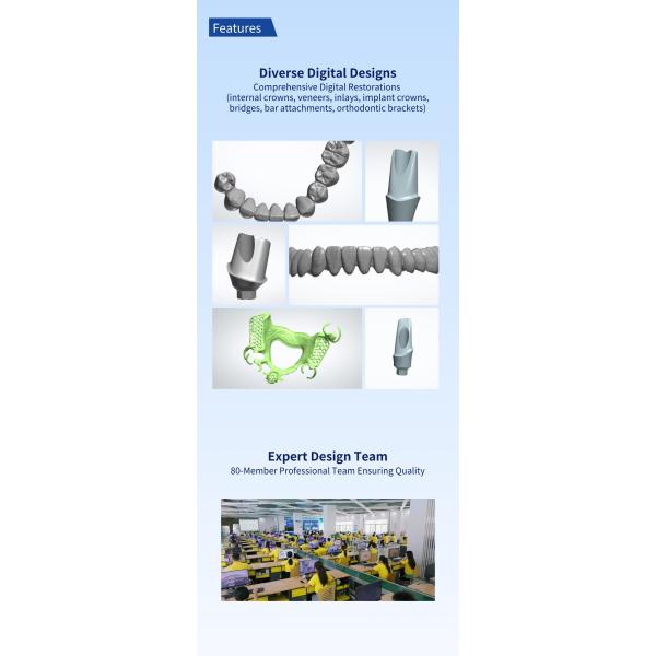 Restoration EXO Dental Design Service Dental Brace Crown Dental Interior Design