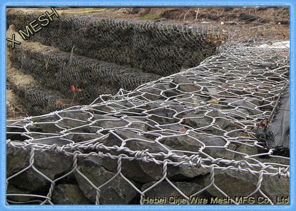 Quality 2x1x1m ASTM A975 Heavy Galvanized Gabion Box and Gabion Mattress for sale