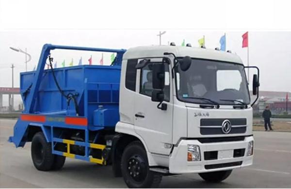 Quality Dongfeng Front Loader Dump Truck Garbage Tipper Truck 8CBM for sale