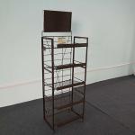 Custom Shelf Display Rack For Water Bottle , Floor Standing Rack 60kg Loading