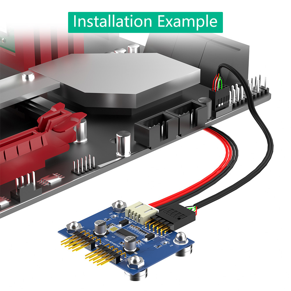 SATA Micro USB Keyboard PCB Circuit Board Female Adapter