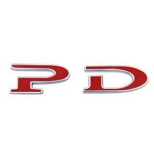 Buy cheap Topfit Customized Stereoscopic Pd Sticker for Tesla Model S (Red 2 of Set) product