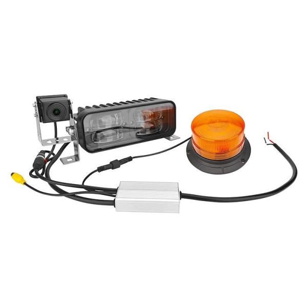 Quality 1W Ai Bsd Camera Power 10-60V DC Forklift Zone Safety Light with Camera Camera and PC Lens Material Beacon for sale