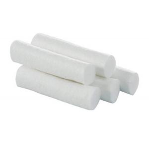 China Surgical Use Gauze Cotton Swab Sterile Dental Medical Absorb Cotton Rolls on sale