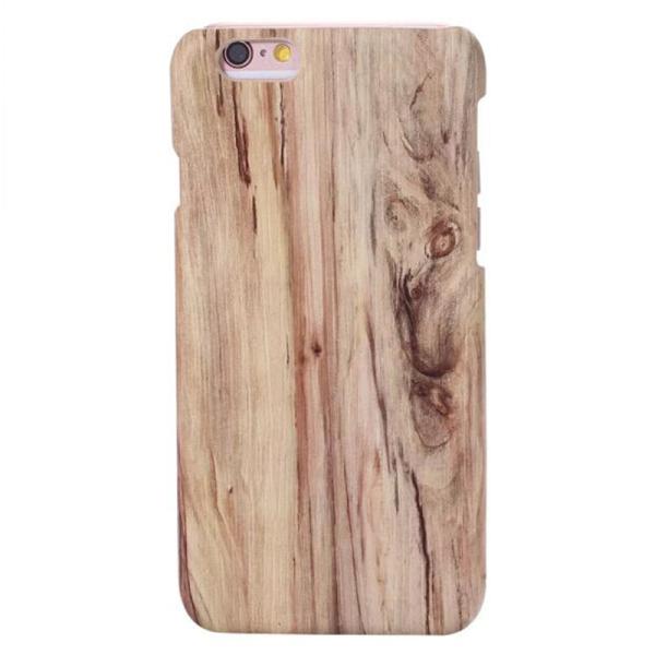 PC+PU New Clearly Wood Grain Back Cover Cell Phone Case For iPhone 7 6s Plus