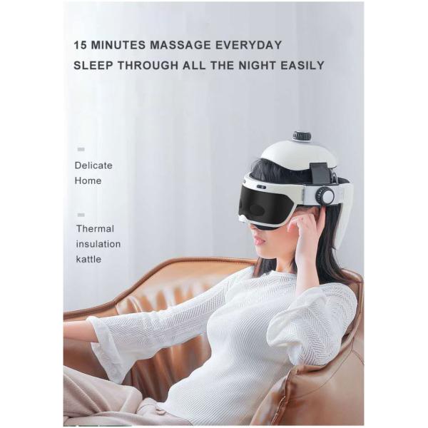 28W Electric Scalp Massager Helmet Long Lasting Helmet Massager