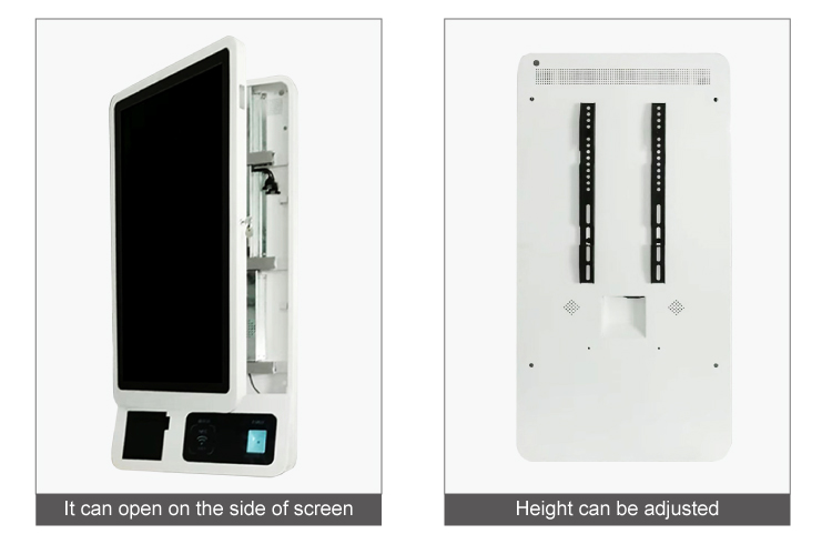64G SSD Payment Kiosk Machine For Hotel Check In Kiosk Restaurant Self Order Payment