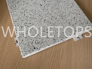Outdoor Facade Coated Aluminium Sheets 2.5mm 3.0mm Stone Texture Looklike Finish