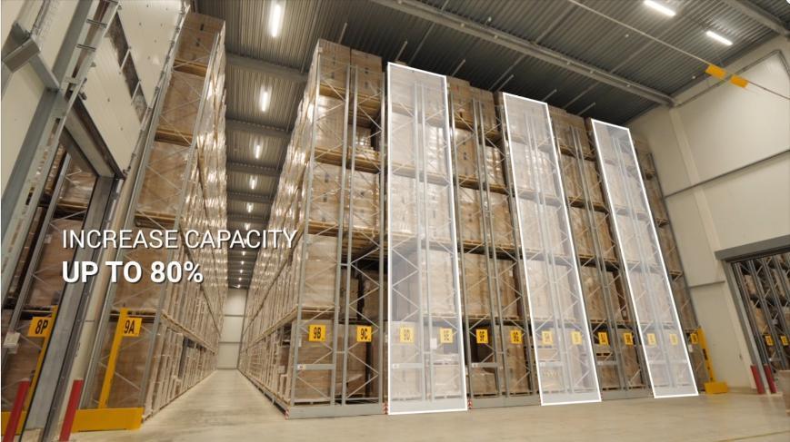 Mobile File Shelving Movable Compact Shelves Bookshelf Mobile Pallet Racking