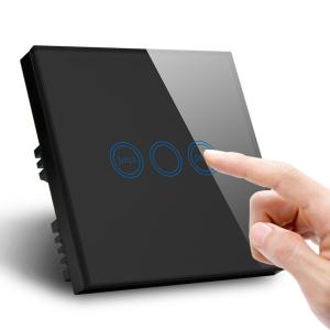 China Smart Home Switch Oem Odm Uk Standard Smart Touch Timer Switch Time Light Lamp Switches With Google on sale