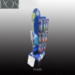 Comprehensive material rotatable counter display with turnatable