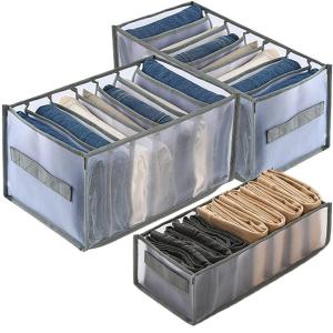 China 7 Grid Clothing Household Storage Container Drawer Organizer For Wardrobe on sale