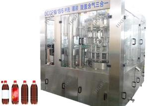 Buy cheap 3 In 1 Carbonated Soft Drink Beverage Can Filling Machine PLC Control System product