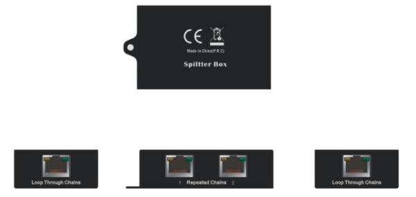 Quality Noiseless Wireless Conference Microphone Splitter Box Splitting Two Channels For CU/DU for sale