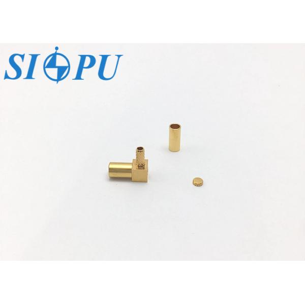SSMB Female RF Coaxial Connector – Right-Angle, Compatible with RG316/U Cable