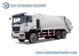China 3 Axle Compression Garbage Trucks 10000kg Load Diesel SHACMAN 20M3 6X4 on sale