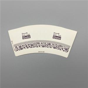 China 3.5Oz Ice Cream Paper Cup Fan Double Wall 170gsm Paper Cup Sheet on sale