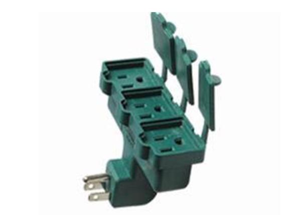 Quality Three Core Three Hole Clamshell Changeover 3 Prong Power Plug for sale
