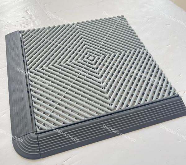 Quality Temperature Resistant Polypropylene Garage Flooring Interlocking Garage Flooring Tiles for sale