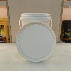 Buy cheap Reusable Recyclable Custom Logo Plastic Buckets With Handles product