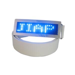2015 fashion LED message belt buckle