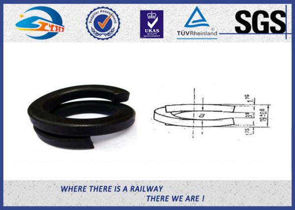 Quality 70# / 65Mn Double Coil Spring Locking Washer For Fastening Rails for sale