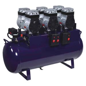 220V AC 50Hz Dental Air Compressor Machine 90L/128L 1-To-6 Practical