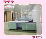 Adjustable Glass Shelf Lab Workbenches With Multi Functional Socket