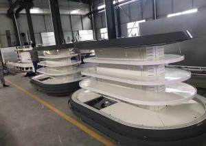 Buy cheap Round Type Combined Multideck Open Display Fridge Semi Vertical product