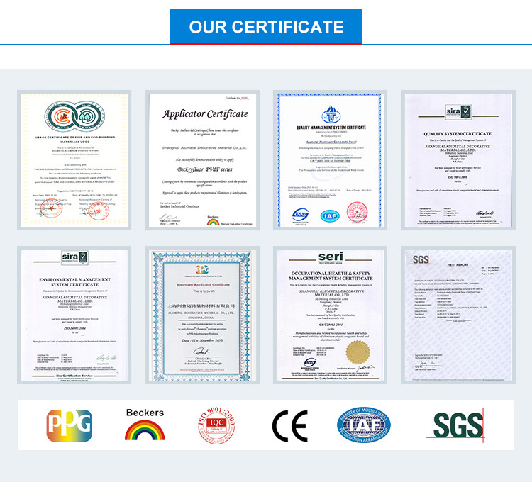 T8 LDP Core Aluminium Cladding Sheet For Decoration