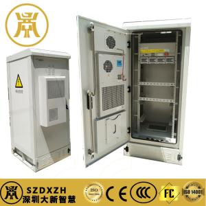 Galvanized Steel Outdoor Telecom Equipment Cabinets With 1500w Air Conditioning