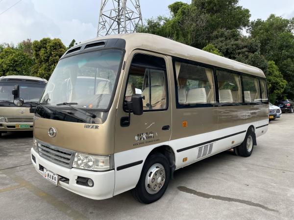 Quality King Long Second Hand Mini Bus 23 Seats Coaster Model Left Hand Drive for sale